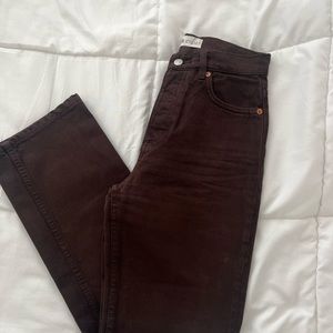zara straight leg jean